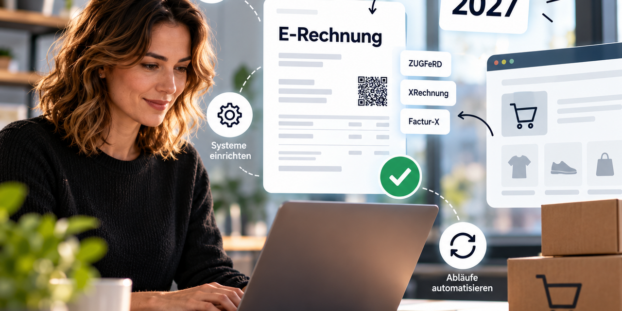 E-Rechnung ab 2027: Was Onlineshops jetzt einrichten müssen