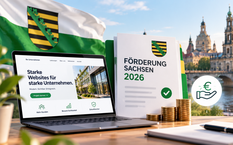 Förderung für die Website in Sachsen: Was 2026 noch geht